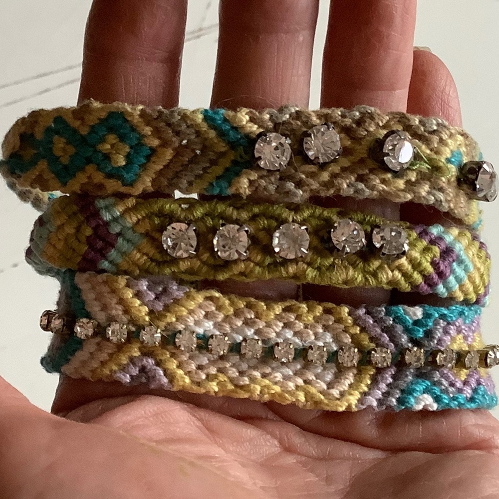 Bundle of 3 NWT Natural Life Brand tie knot bracelets